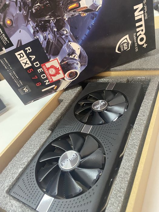 Placa video saphire nitro Rx 570, 8 GB