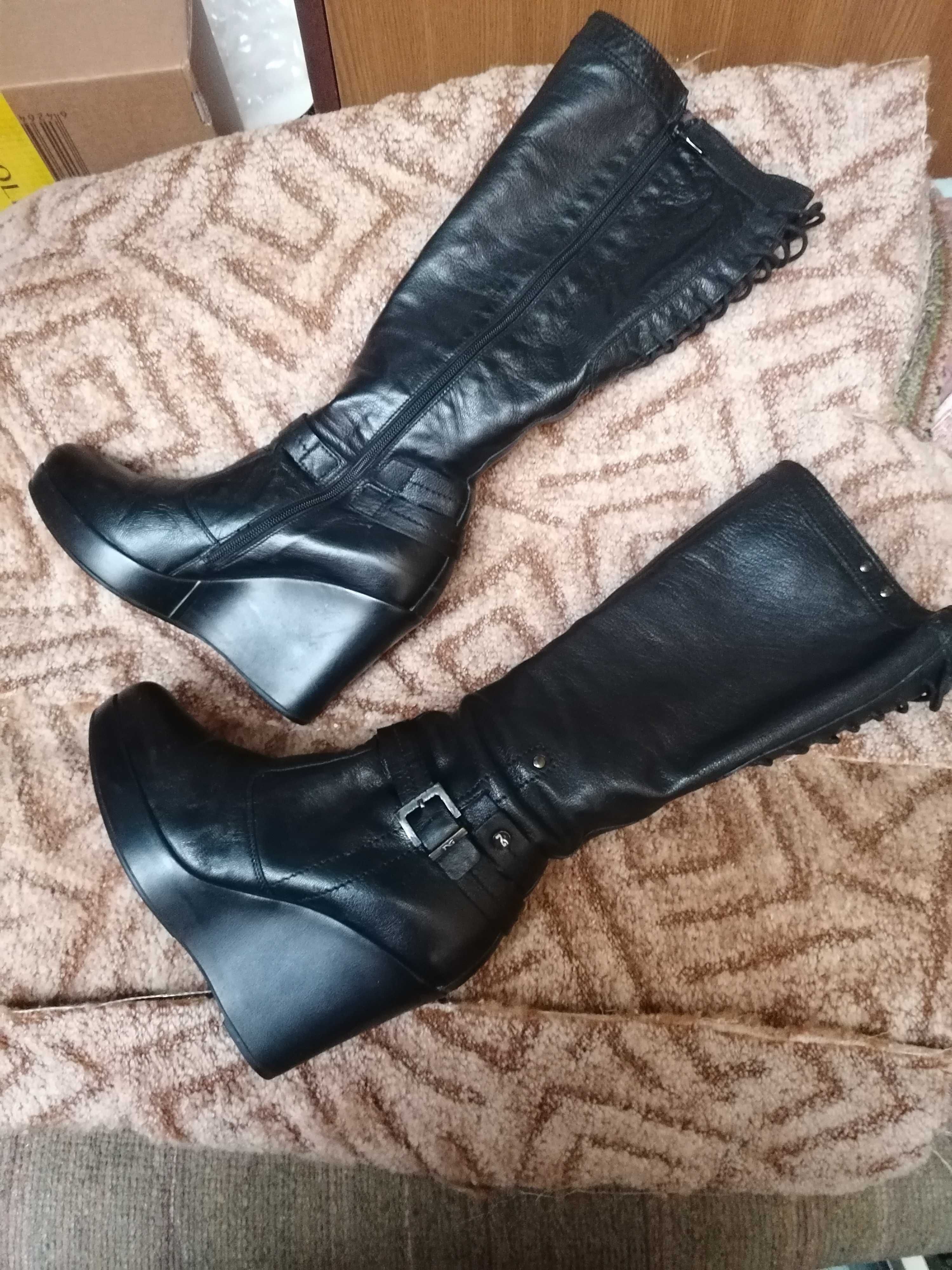 Cizme de dama din piele