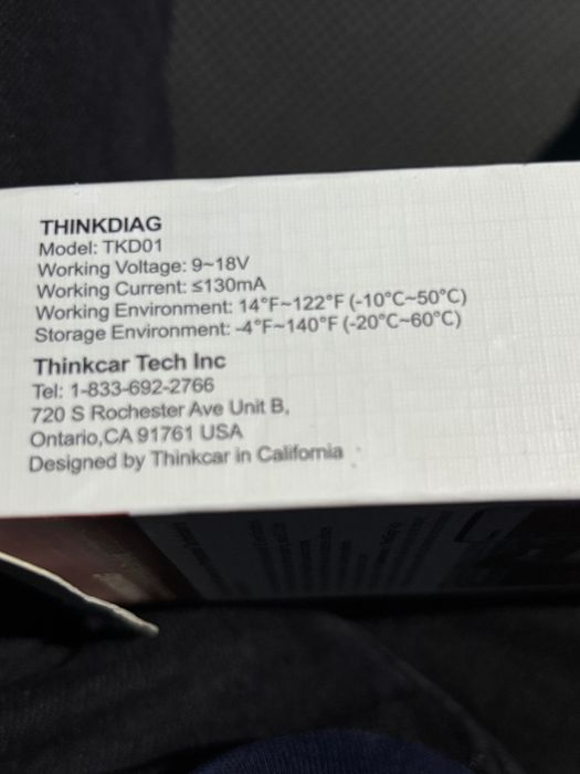 Thinkdiag TKD01 авто диагностика