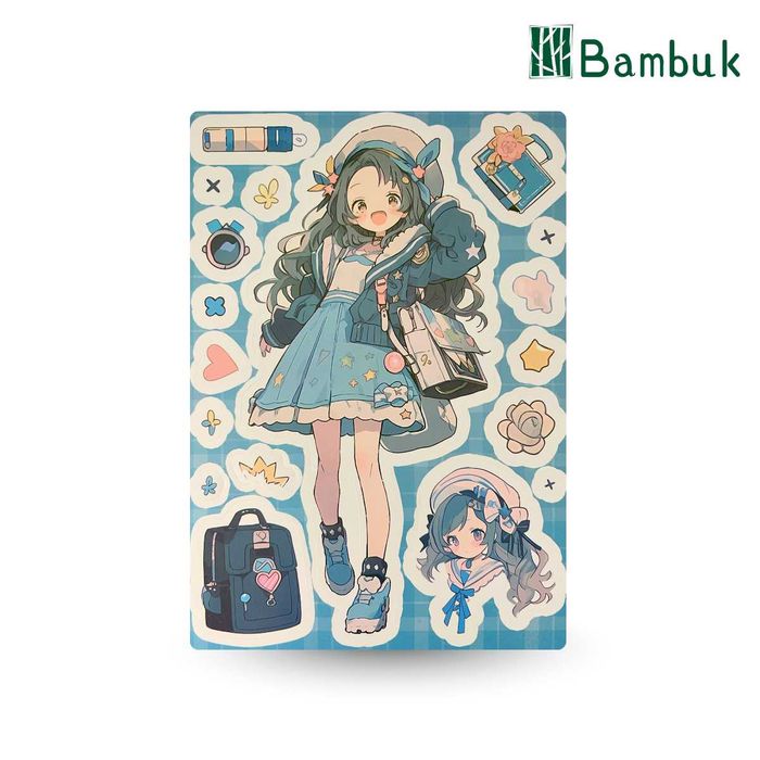 Стикери "Azure" сини