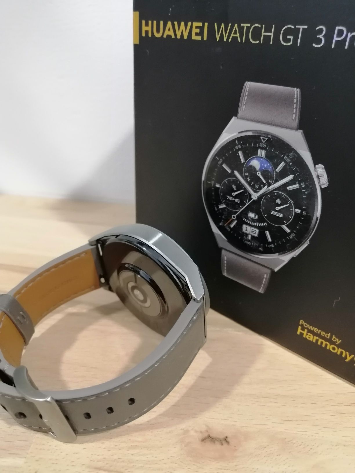 Smartwatch Huawei Watch GT 3 PRO, Leather Strap, Gray