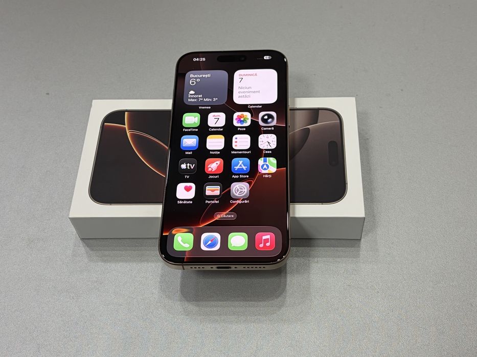 Iphone 16 Pro Max, 256 gb, Desert Titanium, la cutie