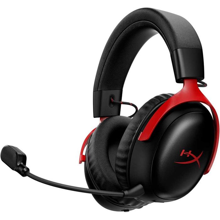 Casti Gaming Wireless HyperX Cloud III S, Negru/Rosu, Garantie 2027