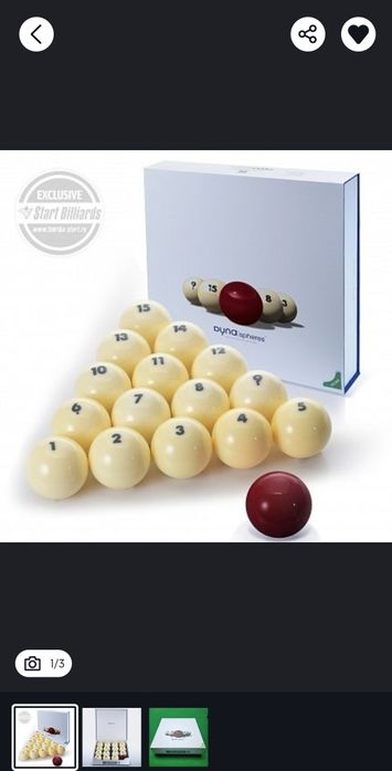Billard shar  Start Billiards