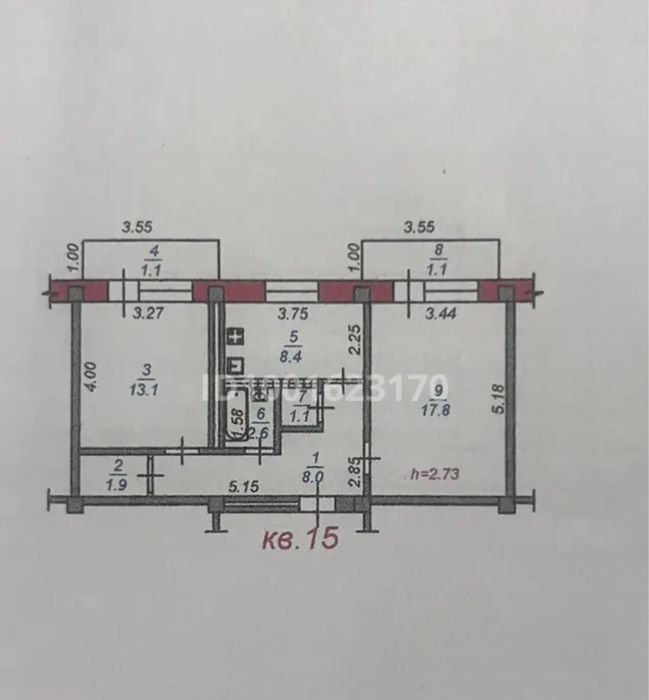 Продам двухкомнатную квартиру