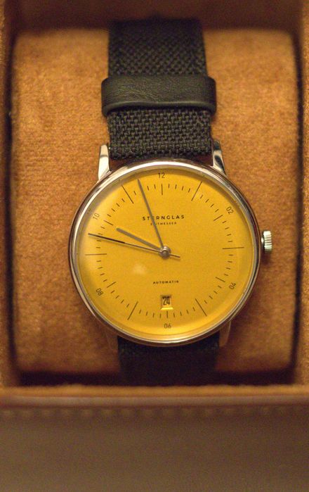 Vand ceas Sternglas Naos Automatik Edition Yellow