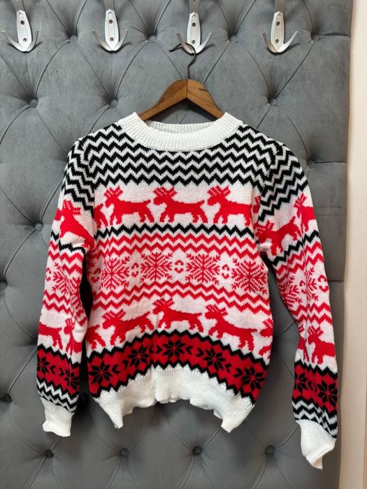 Pulover mos craciun