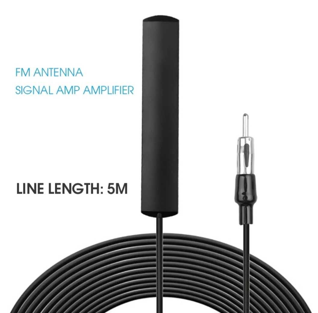 FM антена с 5 метров кабел коли автомобил навиагция радио фм antena
