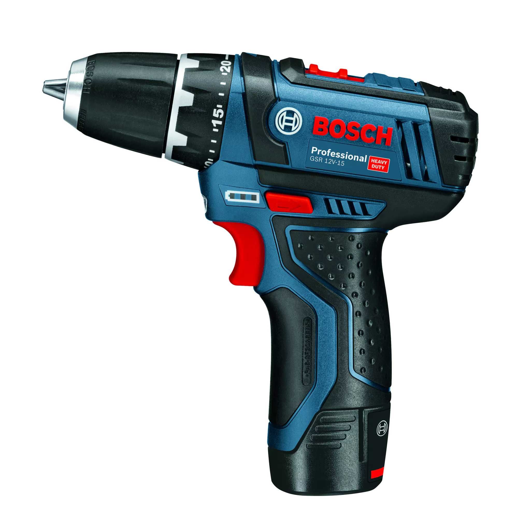 Акумулаторен винтоверт BOSCH GSR 12V-15 Professional комплект