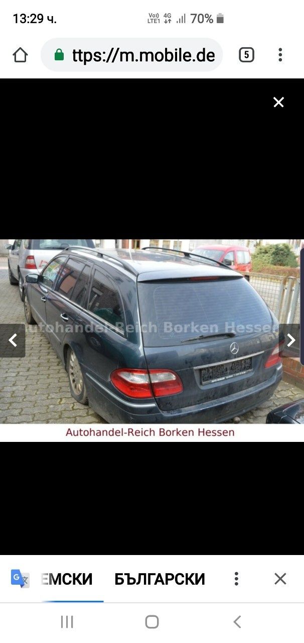 Мерцедес Е W211 2.2CDI