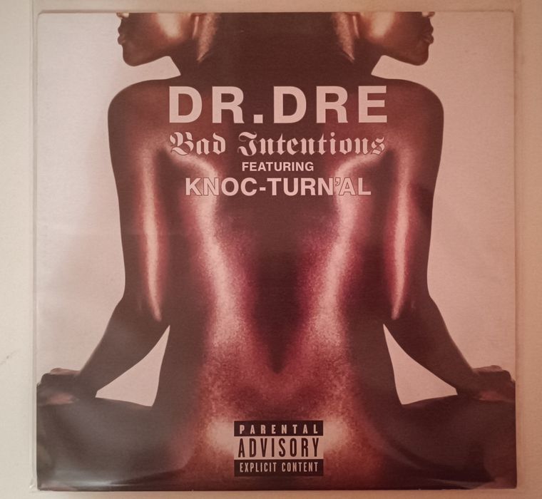 Dr. Dre Bad Intentions 12”LP Единична Плоча - Knox-Turn’Al -Безупречна