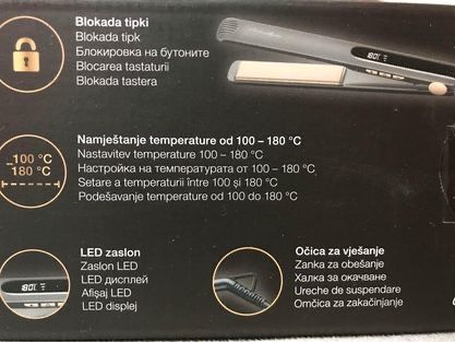 Преса за изправяне на коса Keratin for satin gloss