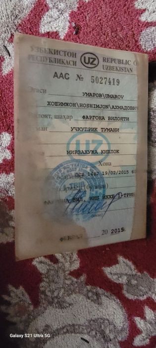 Holati yahshi 10 milion kami bor