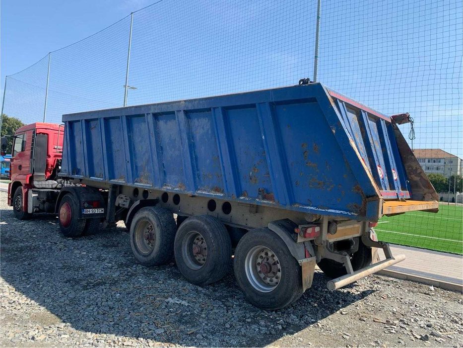 Vand sau schimb ansamblu basculabil Man + semiremorca Fliegl