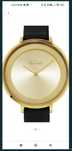 Ceas dama SO&CO Madison negru cu auriu