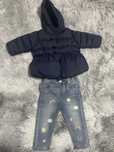 Set geaca si blugi fetite