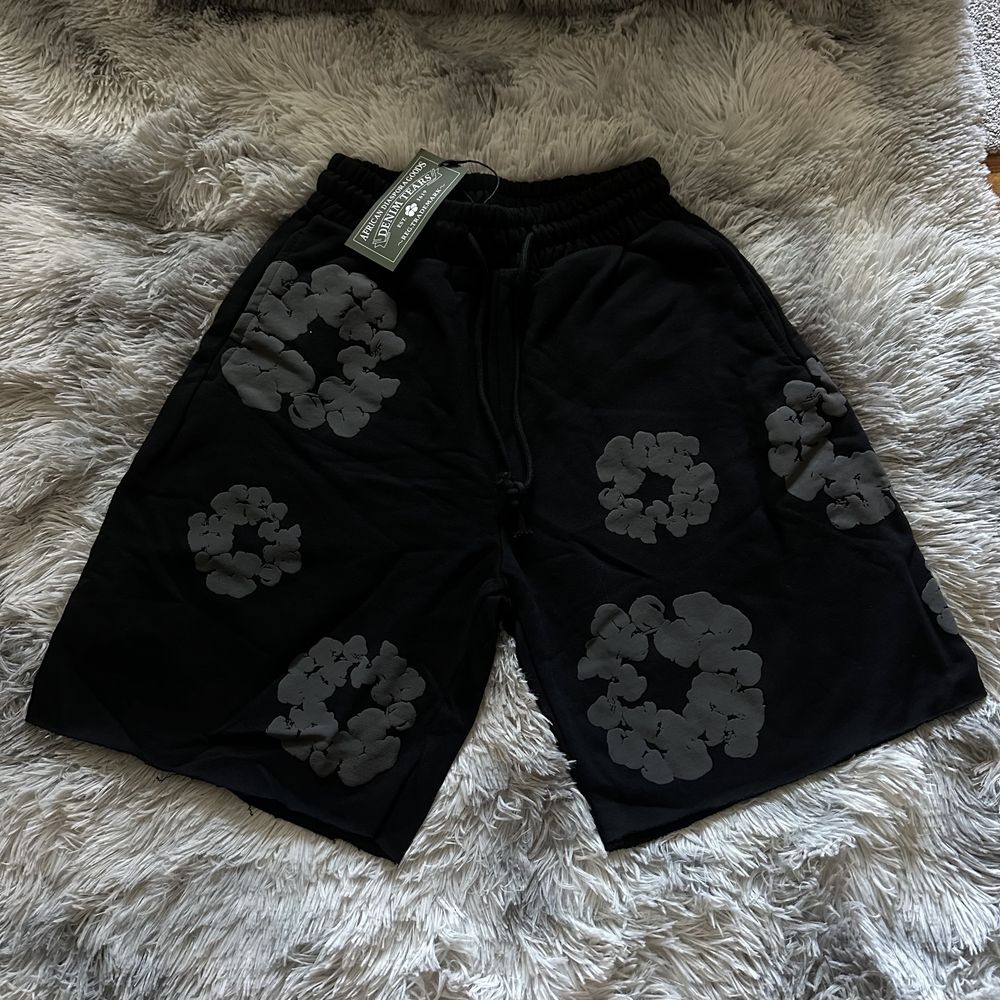 Black Monochrome Denim Tears - Шорти & Екип