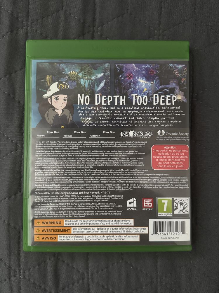 Song of the deep за Xbox one