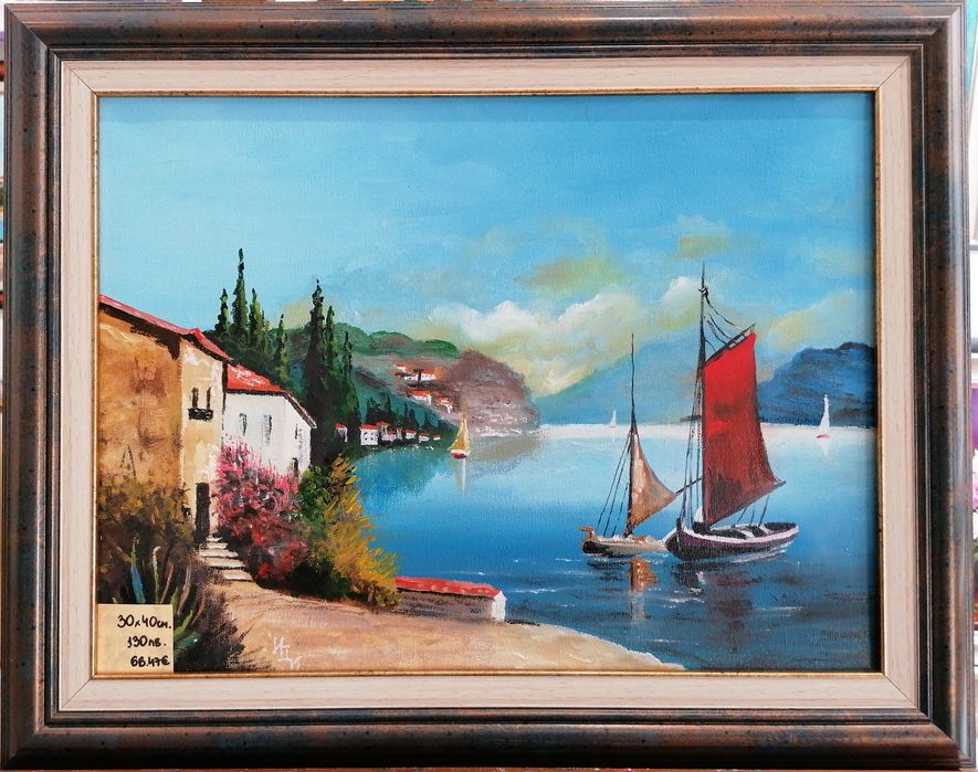 9бр.картини с маслени бои