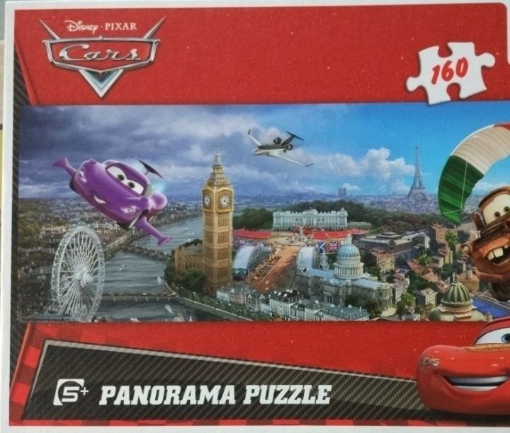 Panorama puzzle CARS. 160 piese