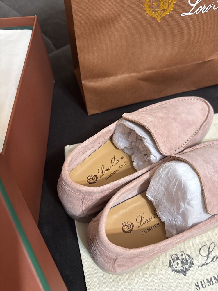 Mocasini Loro Summer Walk - size 37,38/piele natur fina/video(Chanel)
