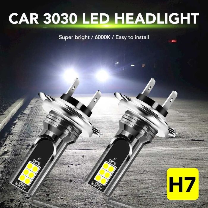 H7 и Н1 led лед крушки