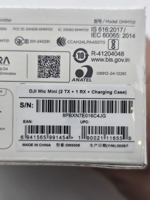 Kit DJI MIC Mini, 2x microfon, 1x receptor, 1x statie incarcare, Wirel