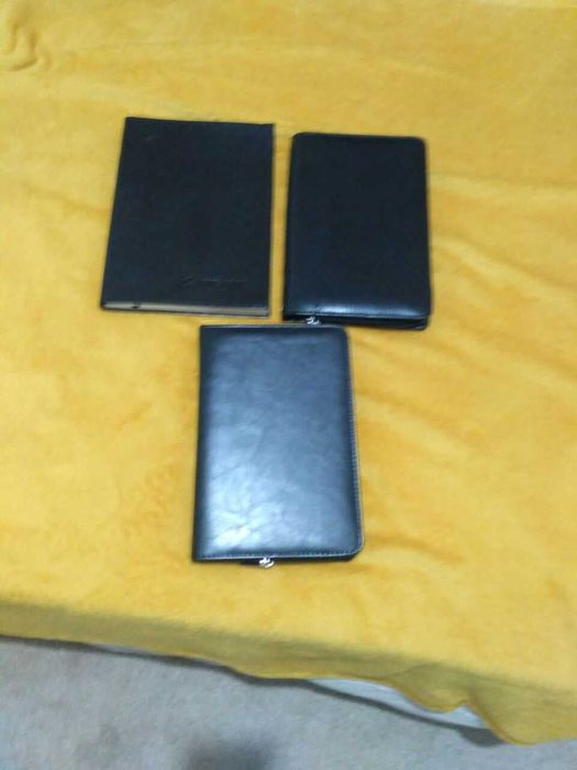 Продаю 3 блокнота в кожаной обложке, новые