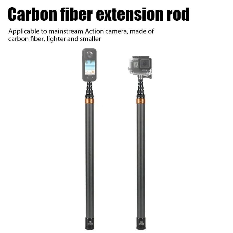 Selfie Stick Carbon Invisible, 3M, Insta360 X4,X3,X2, ONE, GoPro - NOU