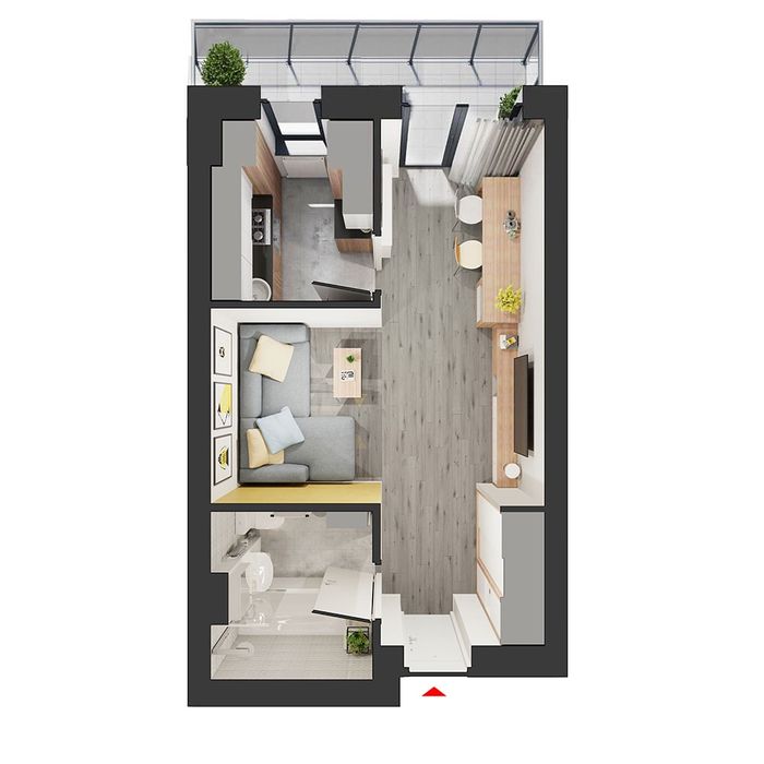 Studio de vanzare zona Pallady sec 3