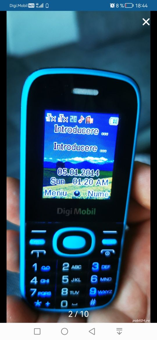 Digi Mobil P202 telefon dual sim cu taste radio lanterna necodat