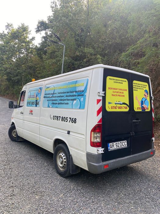 Servicii vidanjare si desfundare cu presiune si camera inspectii video