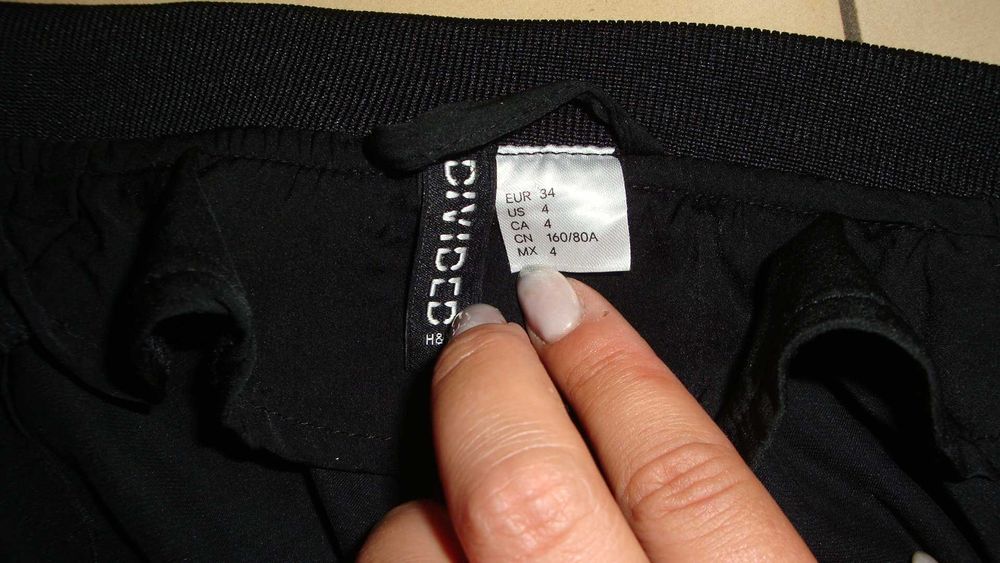 Geacă neagră subțire H&M, XS