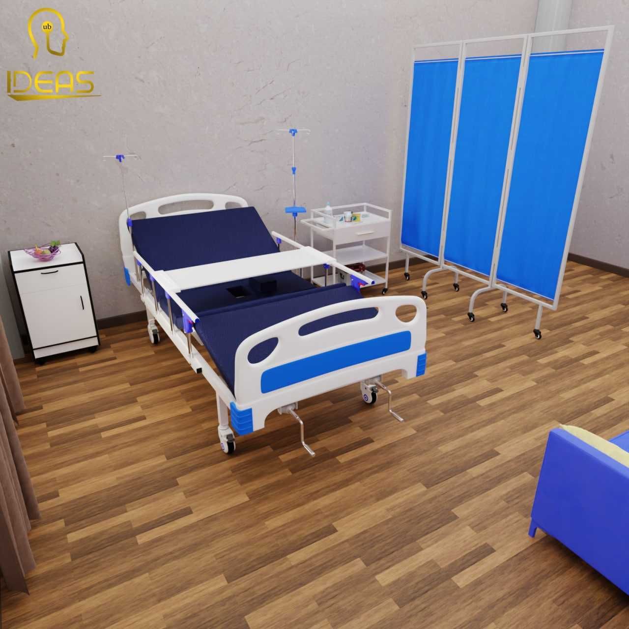 Кровать медицинский 2-х функциональная с горшком ID-CS-09G