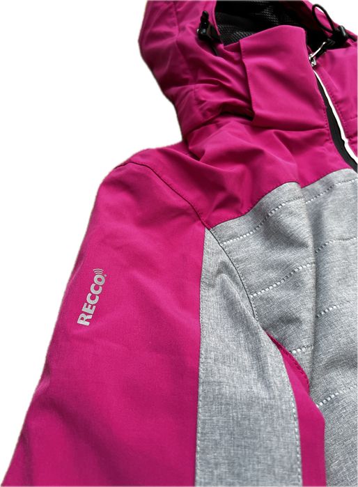 Costum de ski Nevica 10000 mm negru gri roz Recco L UK 12
