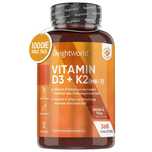 Витамин Д3 + К2 VITAMIN D3+K2(MK-7)  D3-2000 IE K2-200 µg