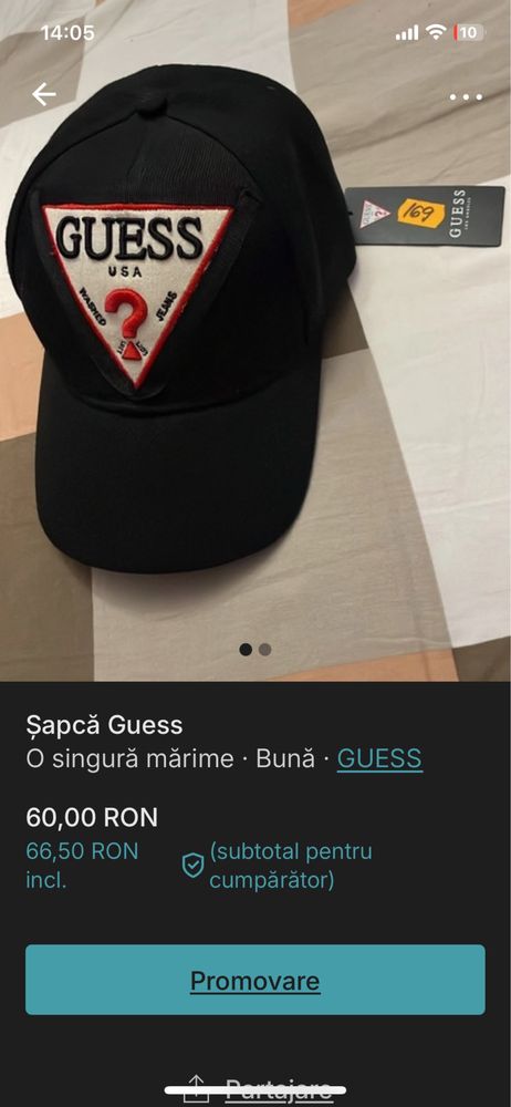 Sapca guess noua