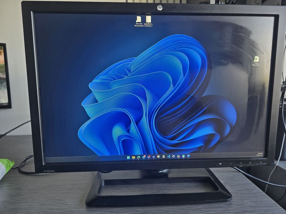 HP ZR2440w Монитор дисплей за компютър 24 инча 60Hz 1080p
