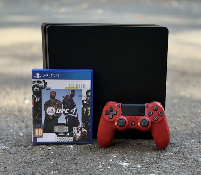 Конзола PlayStation 4 Slim 1TB Black, Sony PS4