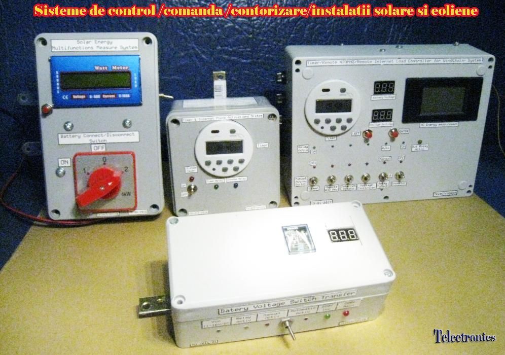 Controler sarcina Solar si Eolian protectie baterii maximizare energie