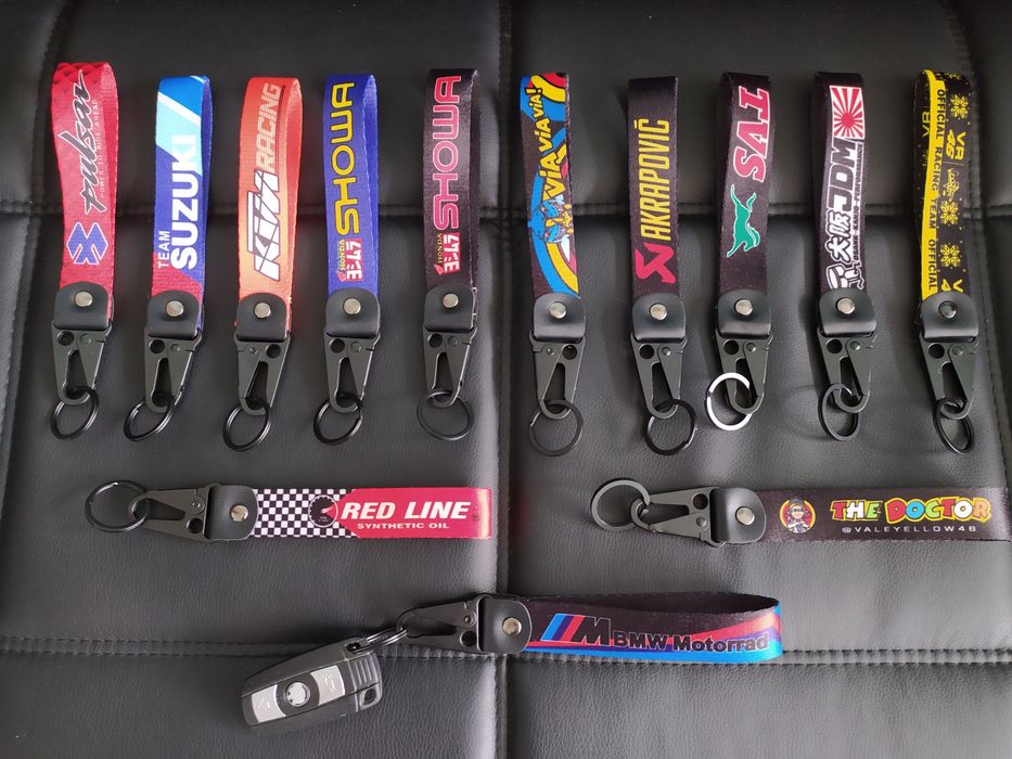 Новые, Ремешки - Брелоки(Брелки) для Ключей!Ключница На Мото Тематику!