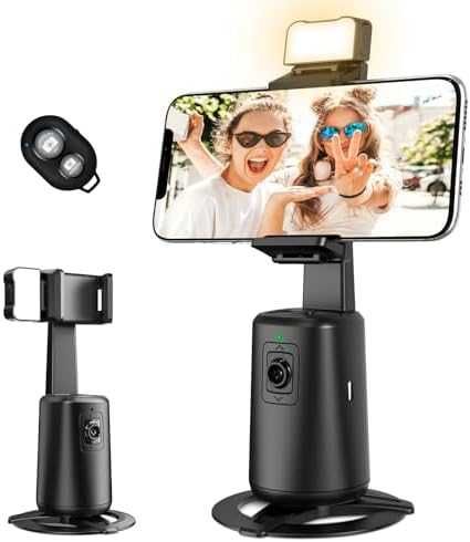 Стабилизатор за телефон с AI проследяване 360 ротация Телефонен статив