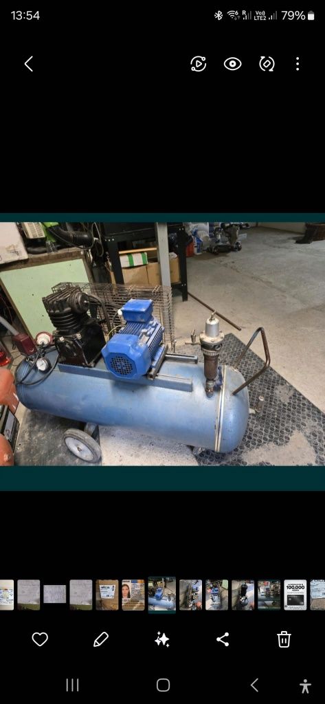 Compresoare curent 380 și 220 de 50 litri 100l litri  150 litrstare de