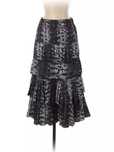 fusta Isabel Marant H&M, matase naturala, 38 / S, bohemian