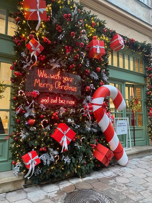 Оформление на новый год.