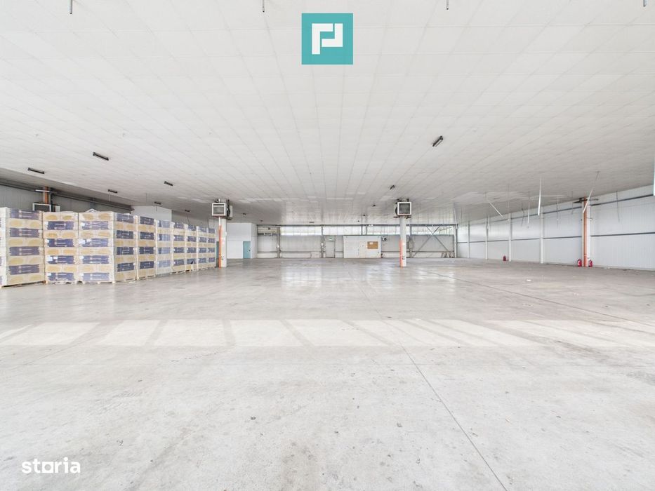 Spațiu depozitare 1,400 mp de închiriat în Ghiroda