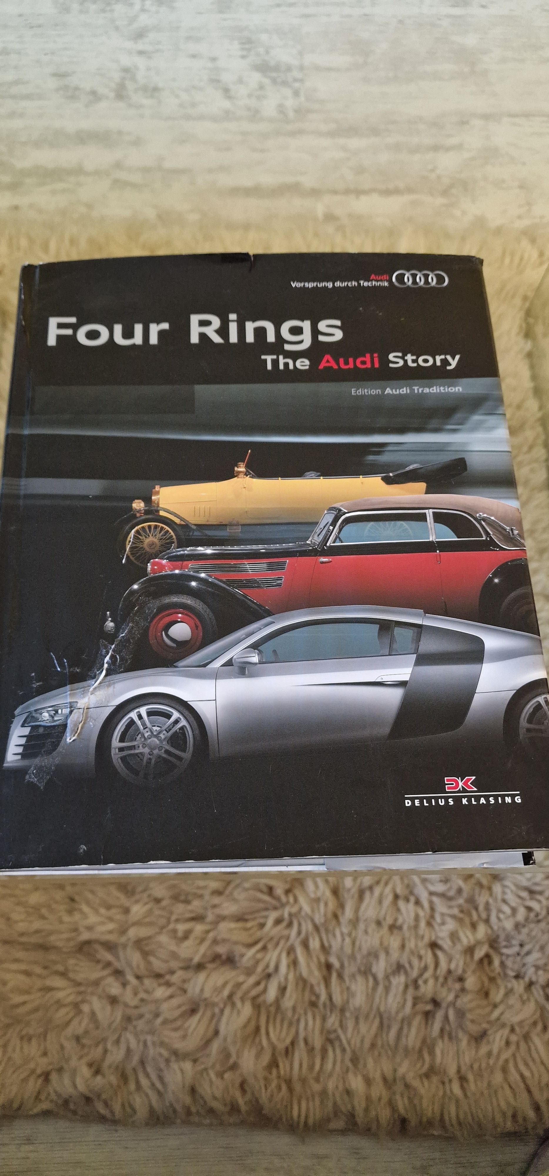 Книга Four Rings The Audi Story Delius Klassing историята на Ауди