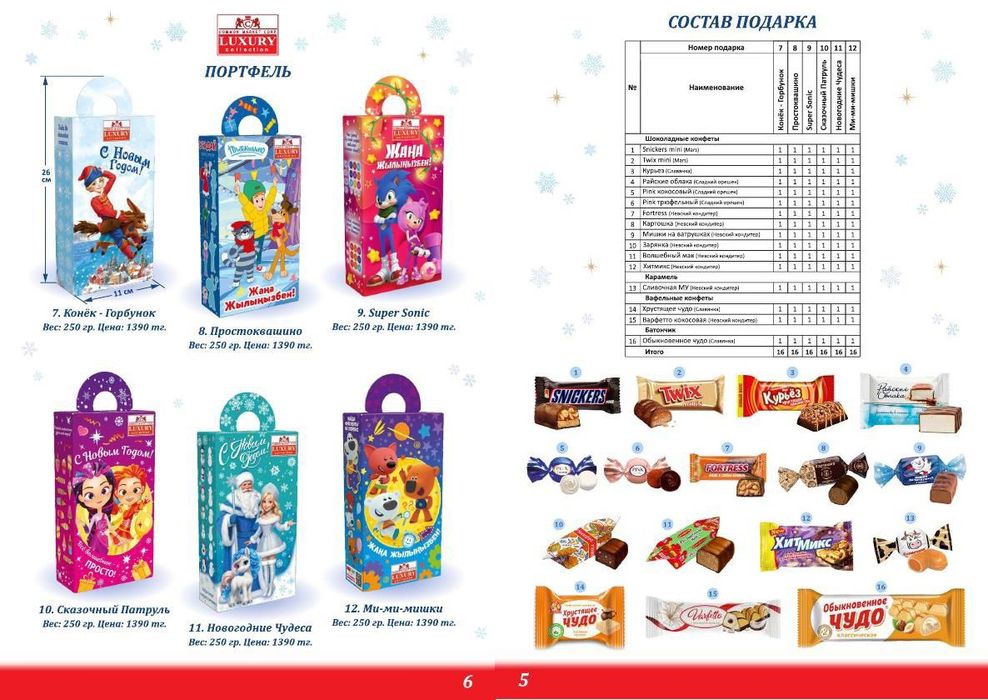 Новогодние подарки, коллективные заявки, бонусы.