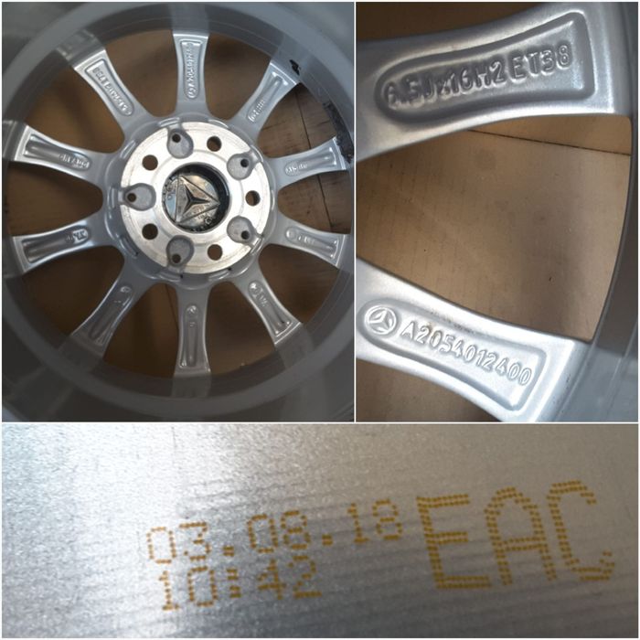 jante aliaj 16;5x112;originale Mercedes C,V class w205,w204,Vito w447