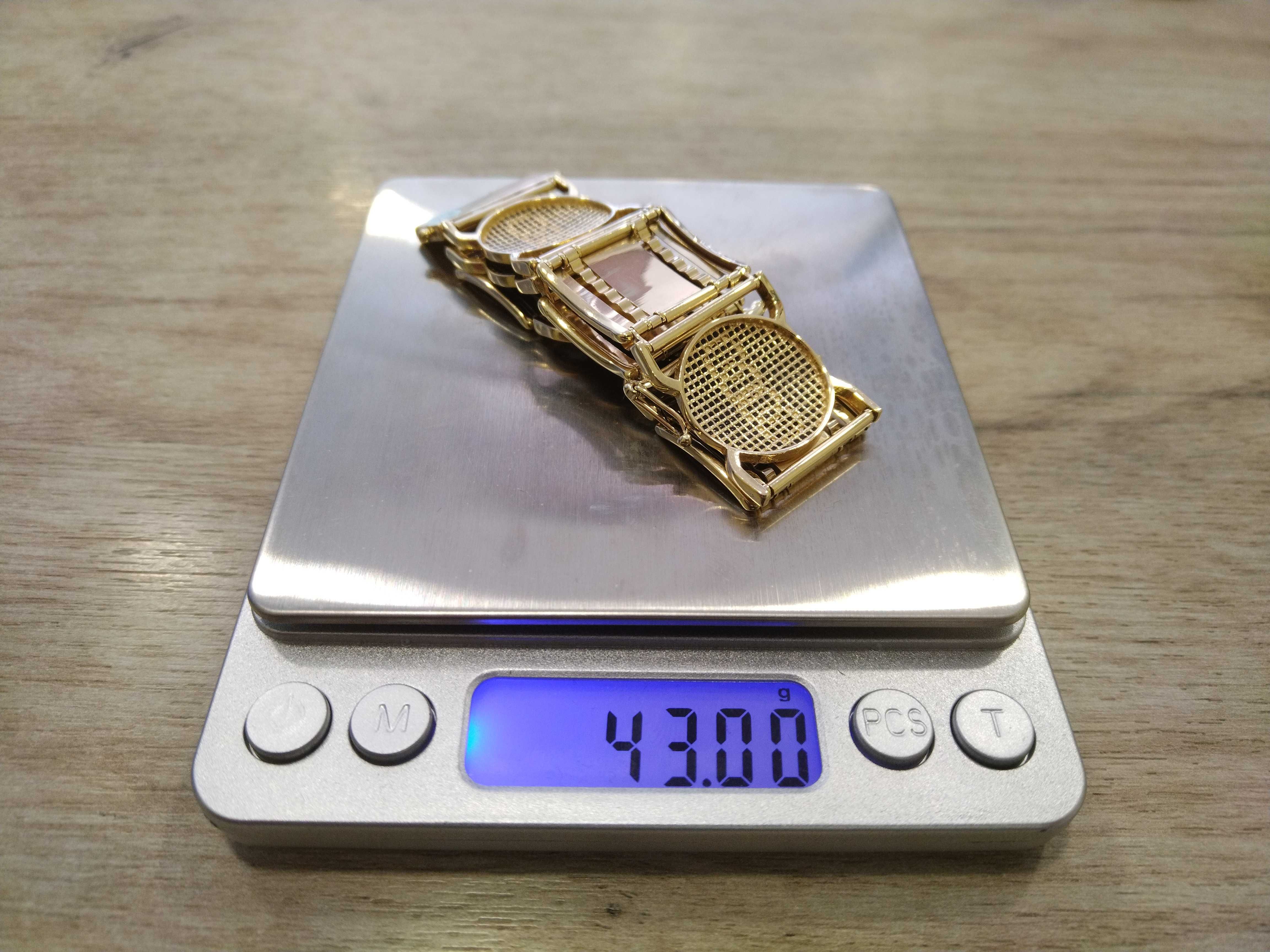 Мъжка златна гривна 43 грама 14 карата